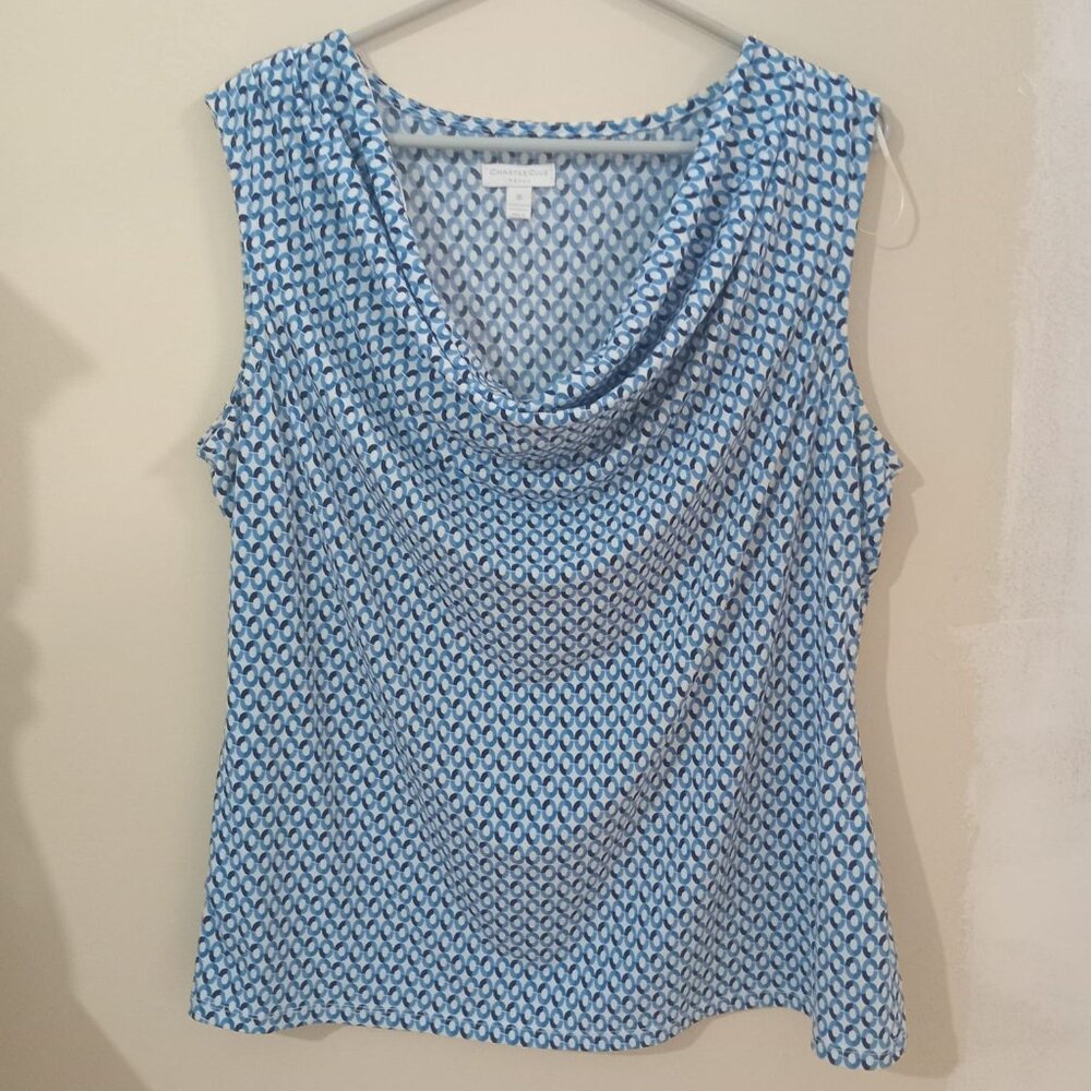 Charter Club Pattern Blouse 1X